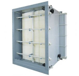 Gas-water plastic heat exchanger